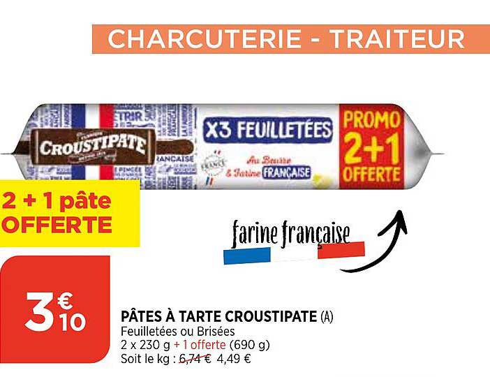 Pâtes à Tarte Croustipate