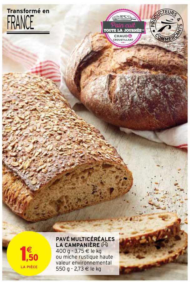 pavé multicéréales la campanière