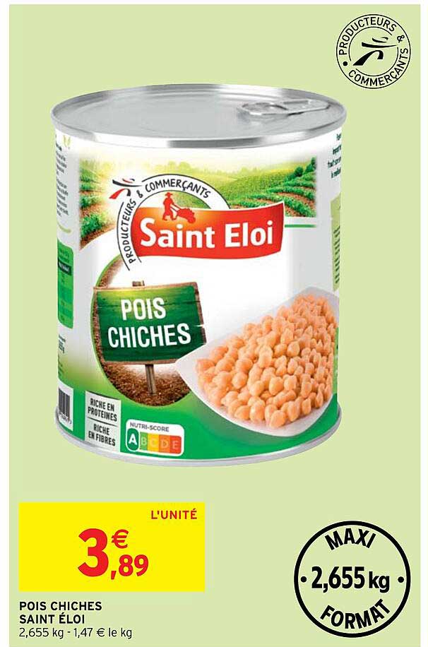 pois chiches saint éloi