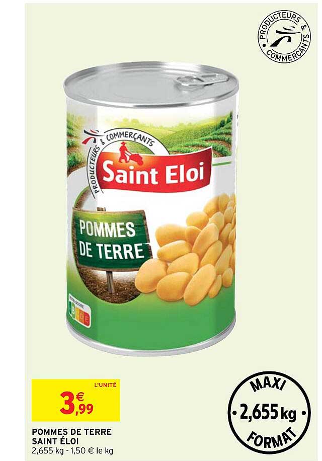 pommes de terre saint éloi