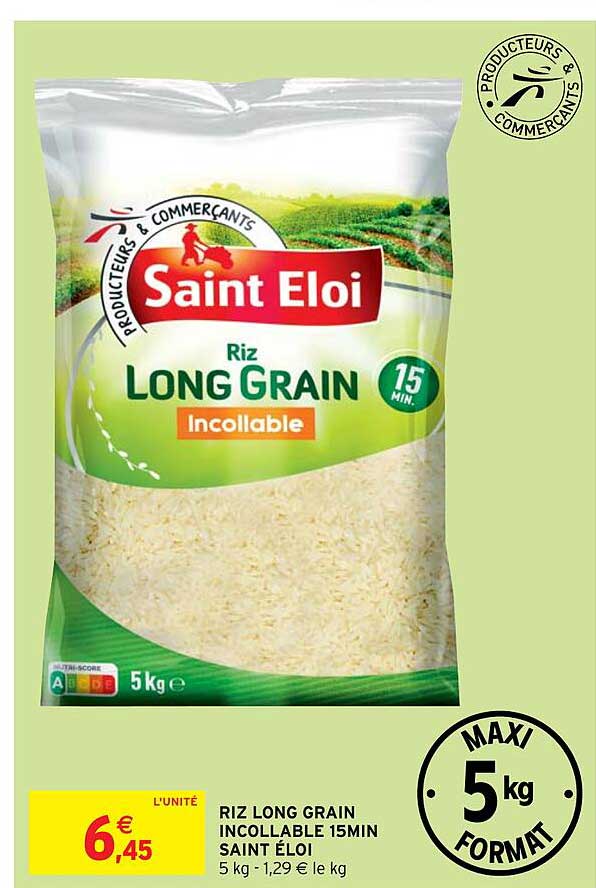 riz long grain incollable 15 min saint éloi