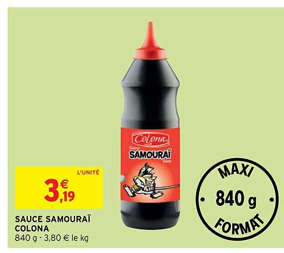 sauce samouraï colona