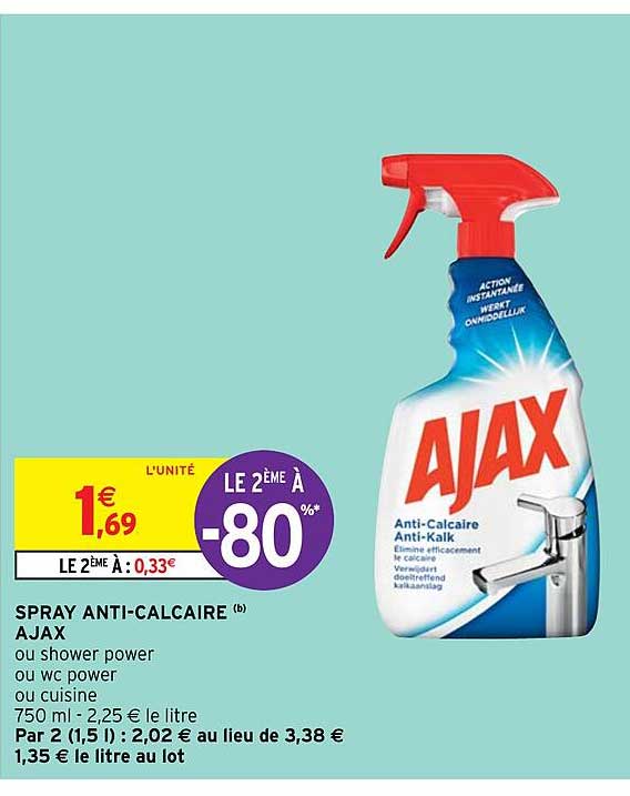 Spay Anti-calcaire Ajax