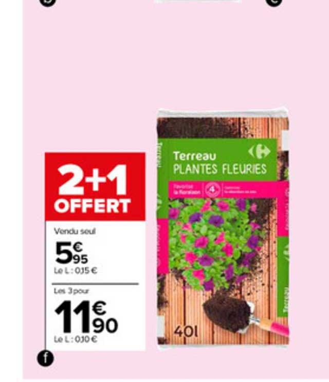 Terreau Plantes Fleuries