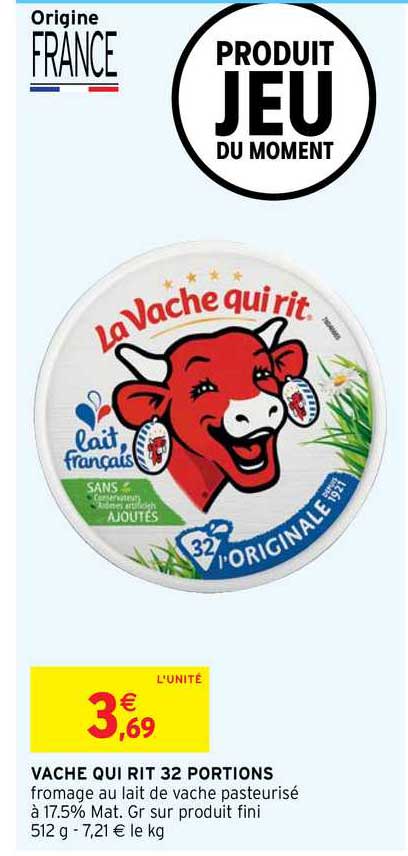 vache qui rit 32 portions