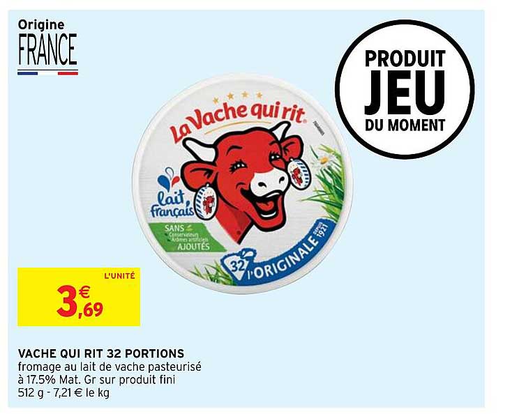 vache qui rit 32 portions