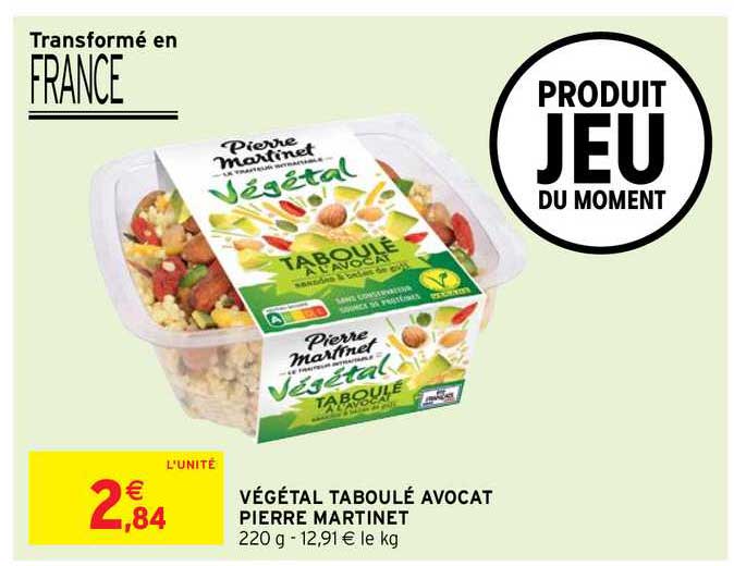 Végétal Taboulé Avocat Pierre Martinet
