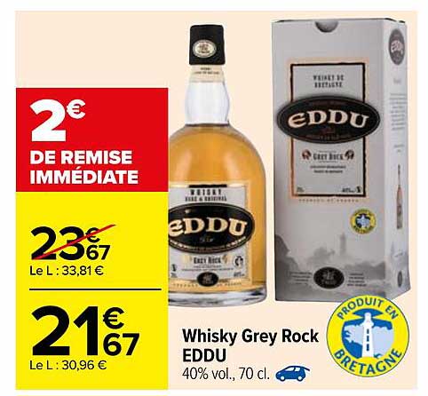 whisky grey rock eddu