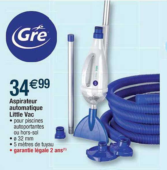 aspirateur automatique little vac gre