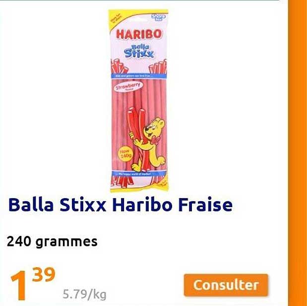 balla stixx haribo fraise