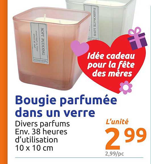 bougie parfumée dans un verre