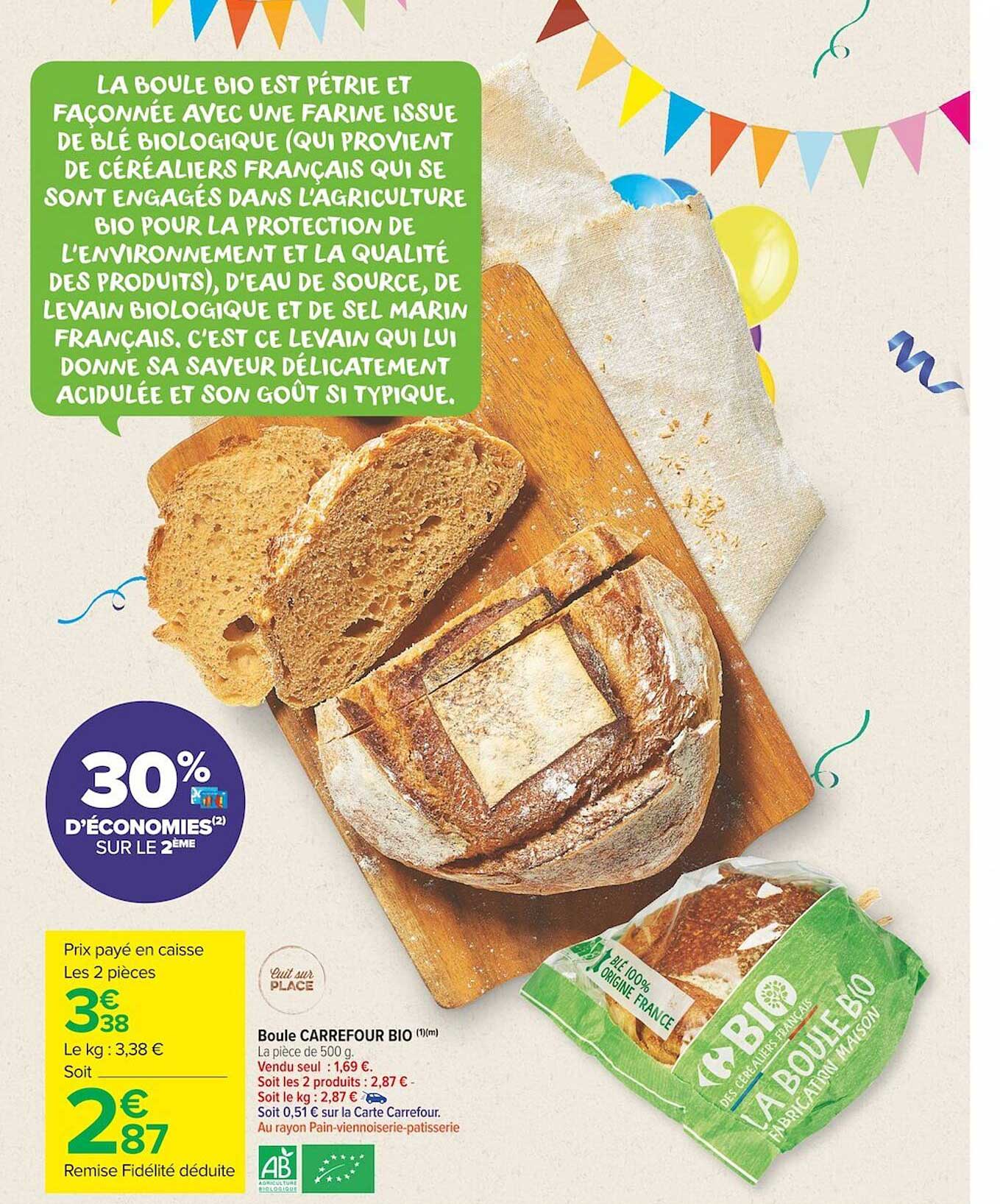 Boule Carrefour Bio