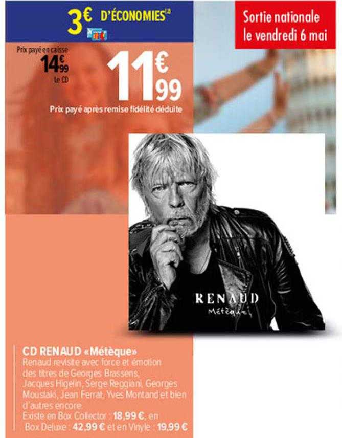 cd renaud métèque