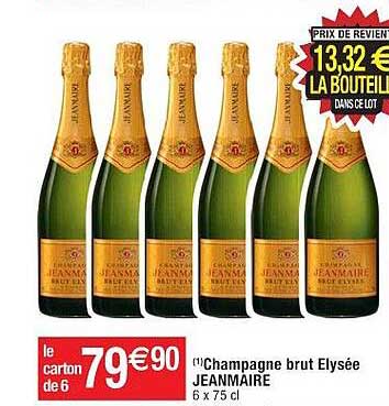 champagen brut elyssée jeanmaire