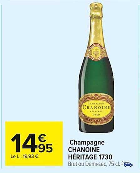Champagne Chanoine Héritage 1730
