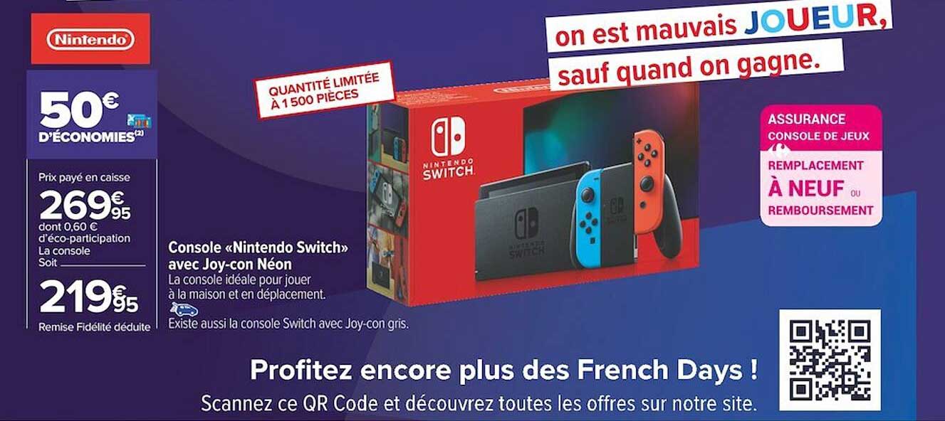 Console «nitendo Switch» Avec Joy-con Néon