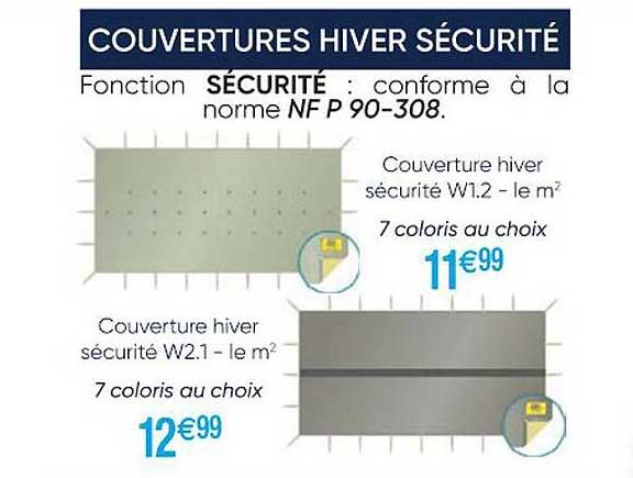 couvertures hiver sécurité