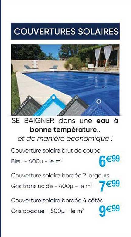 couvertures solaires