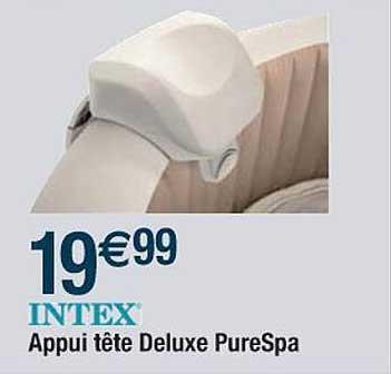 intex appui tête deluxe purespa