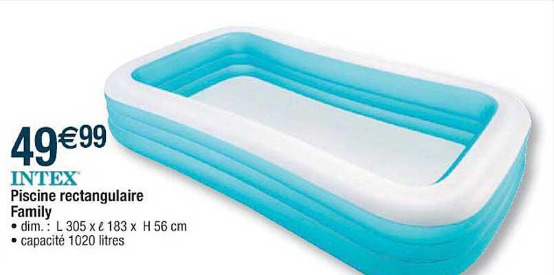 Intex Piscine Rectangulaire Family
