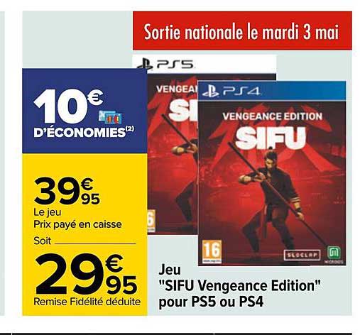 jeu fisu vengeance edition pour ps5 our ps4