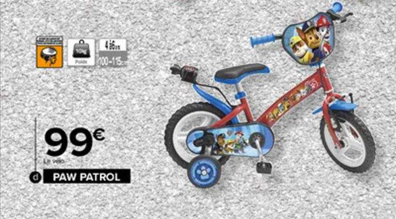 le vélo paw patrol