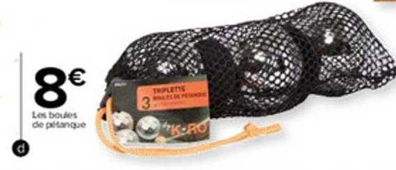 les boules de pétanque