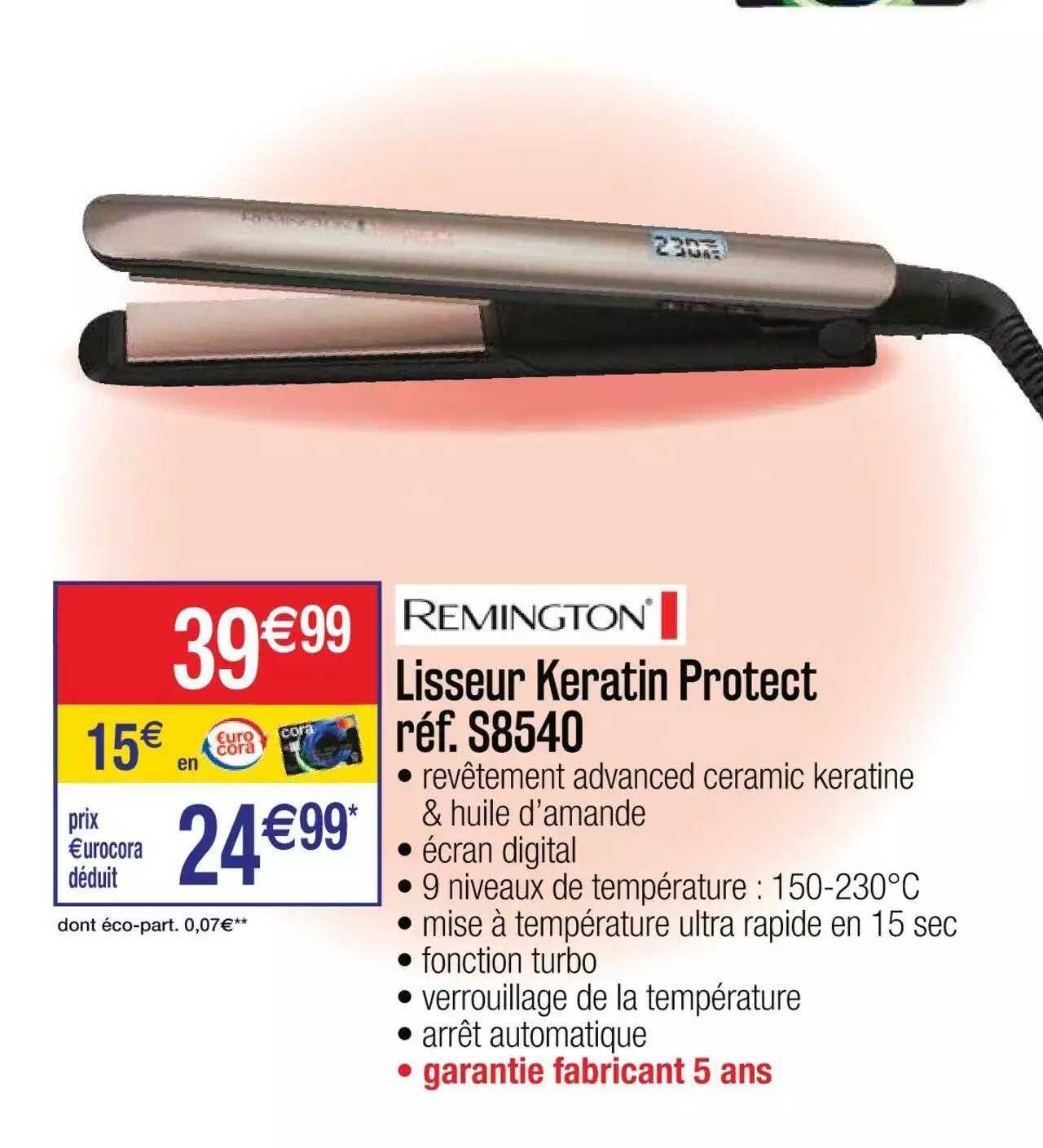 lisseur keratin protect réf. s8540 remington