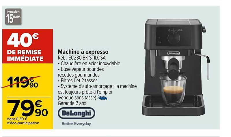 Manchine à Espresso Delonghi