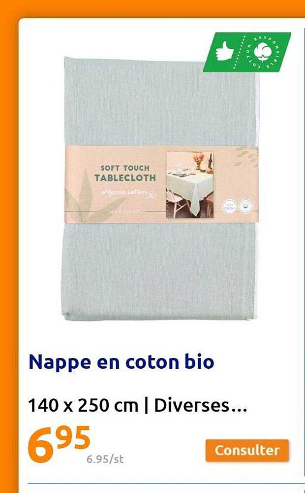 Nappe En Coton Bio