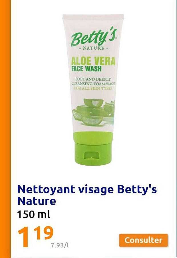 Nettoyant Visage Betty's Nature