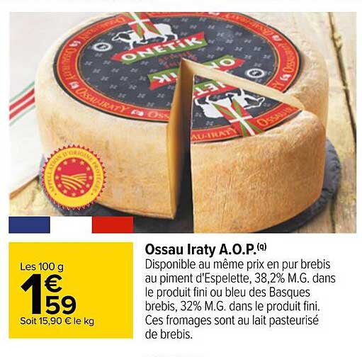 ossau iraty a.o.p.