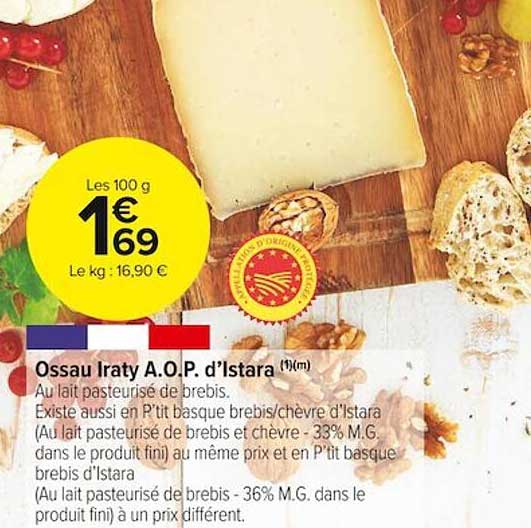 ossau iraty a.o.p. d'istara