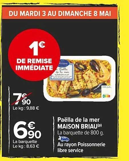 Paëlla De La Mer Maison Briau