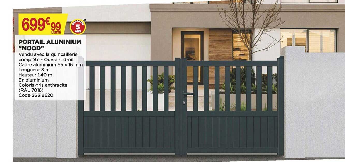 portail aluminium mood