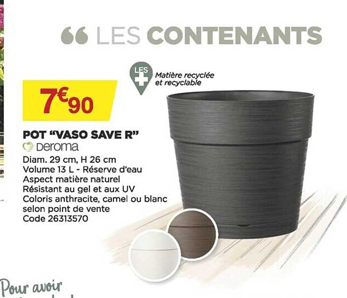 pot vaso save r deroma