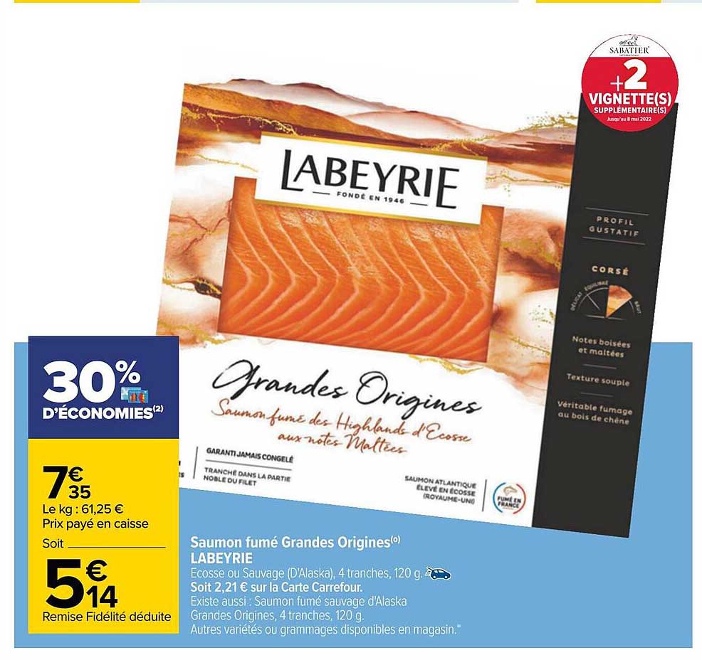 saumon fumé grandes origines labeyre