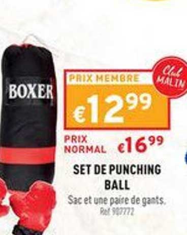 set de punching ball