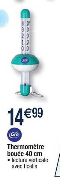 Thermomètre Bouée 40 Cm Gré