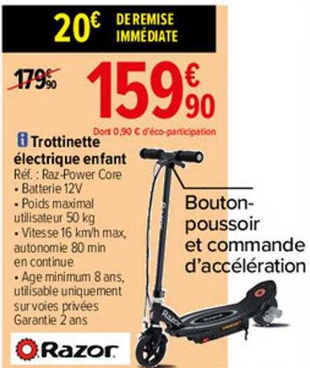 Trottinette électrique Enfant Razor