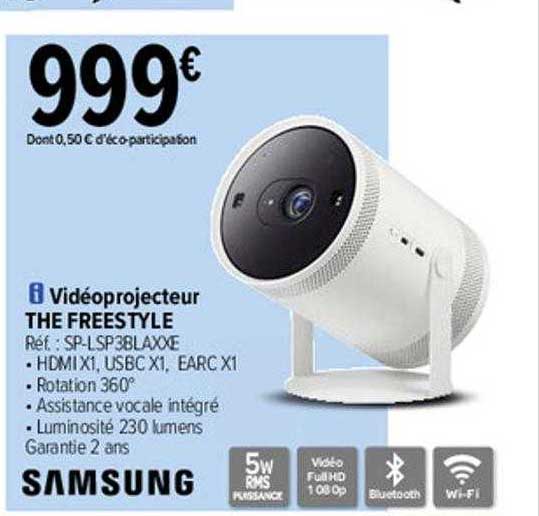 vidéoprojecteur the freestyle samsung