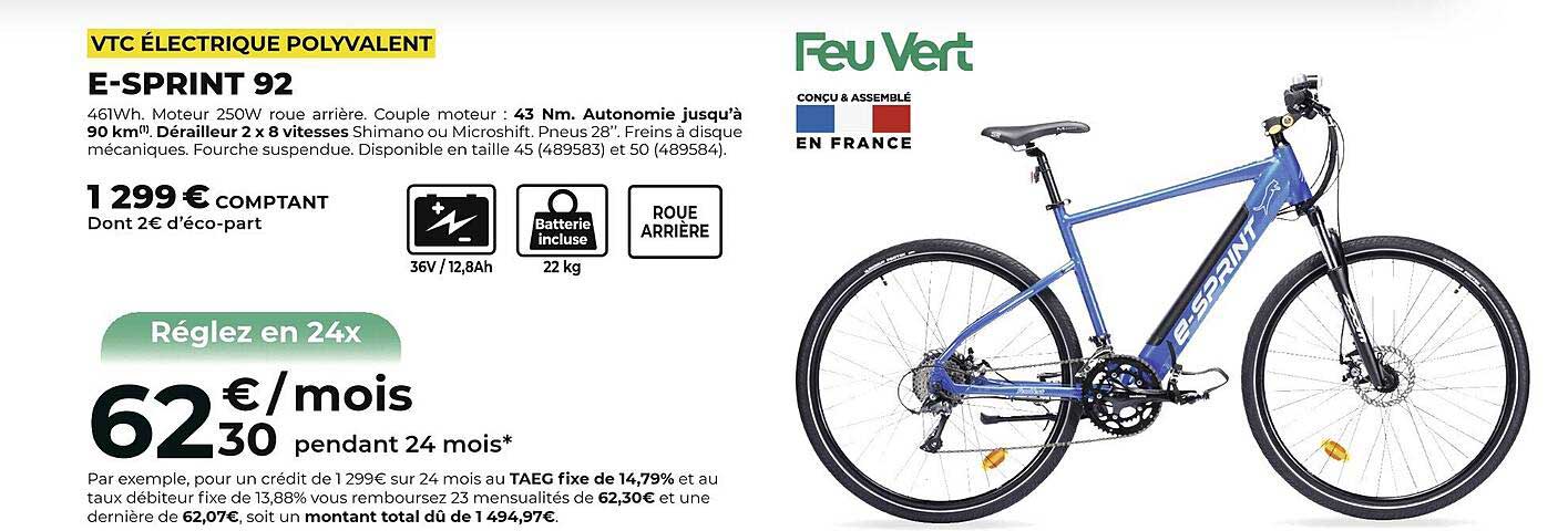 vtc électrique polyvalent e-sprint 92