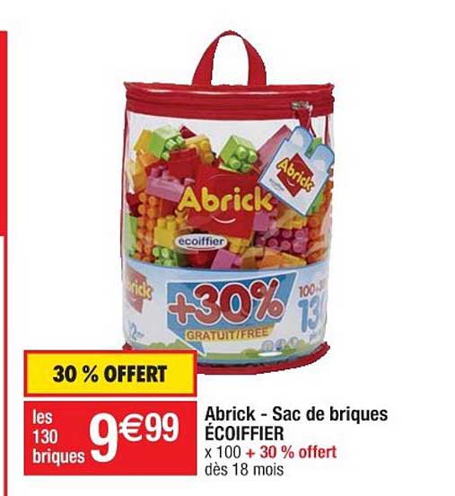 Abrick - Sac De Briques écoiffier