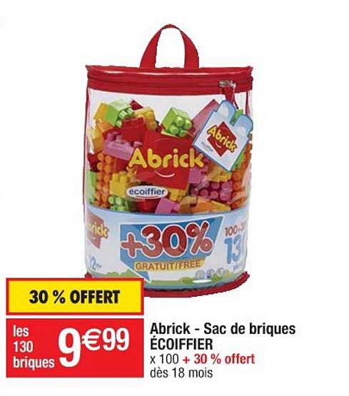 abrick sac de brique écoiffier