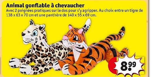 animal gonflable à chevaucher