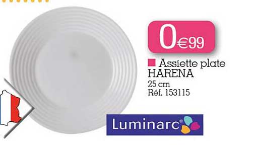Assiette Plate Harena Luminarc