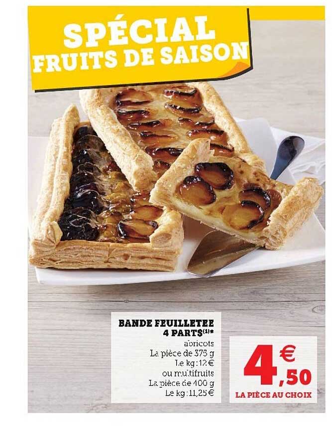 Bande Feuilletee 4 Parts