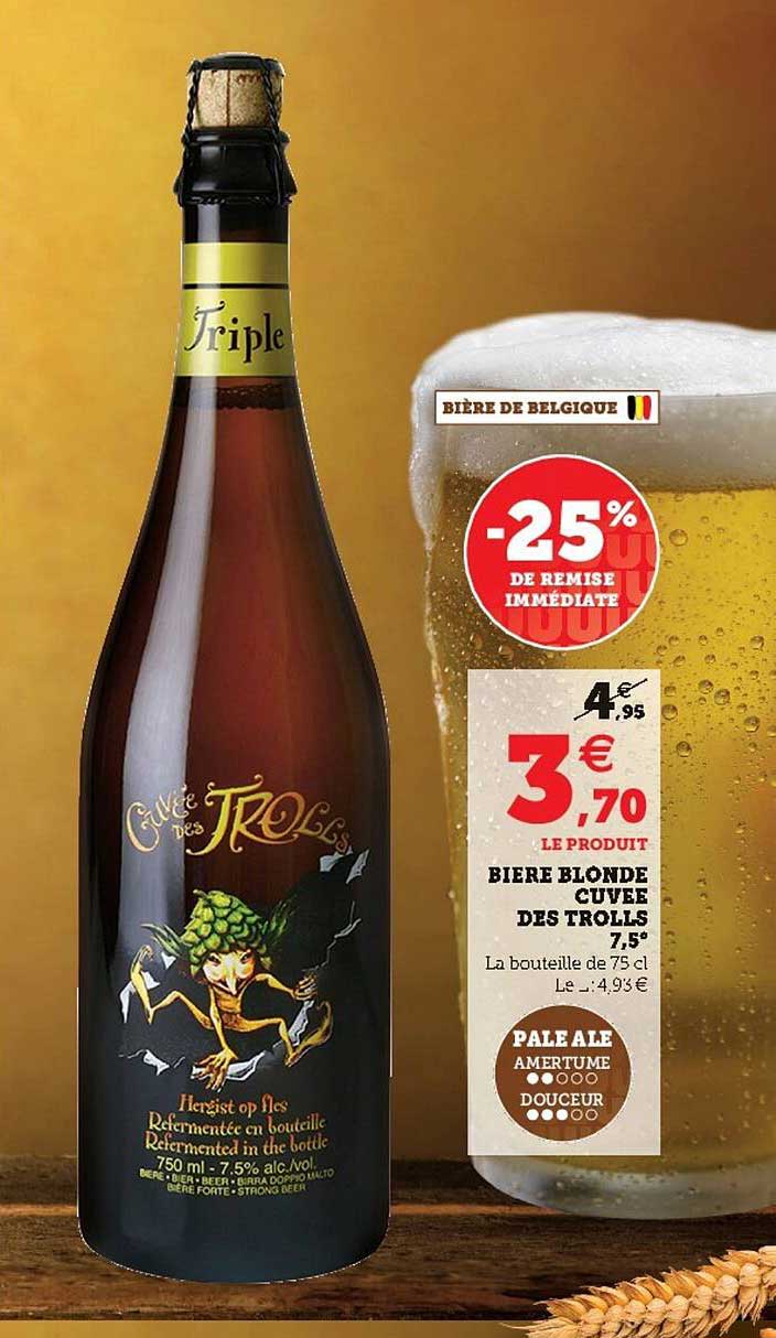 biere blonde cuvee des trolls