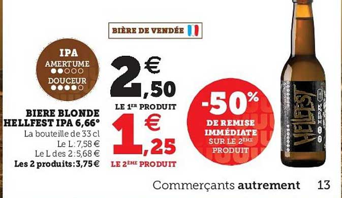 biere blonde hellfest ipa 6,66