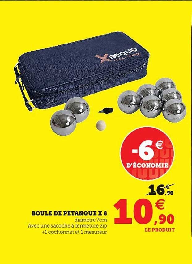 boule de pétanque x 8
